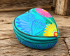 Mexican Pottery Heart Jewelry Box