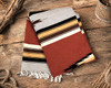 Rust Diamond Ridge Blanket