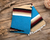 Southwest Diamond Ridge Blanket -Turquoise