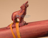 Hand Carved Wolf FetishNative American Cedar Flute