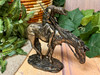 Bronze Rustic Statue -End of Trail