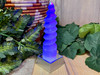 Selenite Tower Purple Light