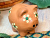 Hand Painted Mexican Clay Pig