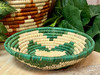 Native Style Hand Coiled Saucer Basket