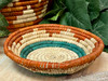 Native Style Hand Coiled Saucer Basket