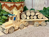 Handcrafted Log Truck
