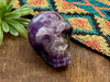 Carved Amethyst Skull