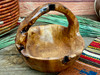 Rustic Hand Carved Tree Root Basket