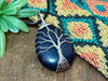 Tree of Life Pendant -Blue Goldstone
