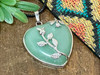 Heart w/ Rose Pendant