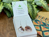Natural Geode Crystal Earrings