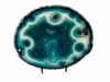 Polished Agate stone slice & display base