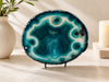 Natural Stone Agate Slice & Stand