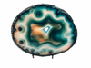 Polished Agate stone slice & display base