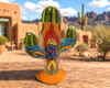 Southwestern Talavera Cactus