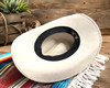 WWestern Fedora, elastic headband