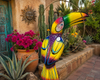 Pottery Toucan w/ Hanging Ring