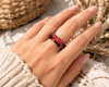 beaded ring