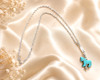Navajo Silver Chain & Pony Pendant
