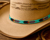 Hat bands for cowboy hats