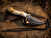 Hand laced Leather sheath