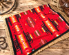 Southwestern Fleece Lodge Blanket