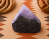 Purple Brazilian Druzy Agate Point