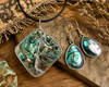 Abalone Tree of Life Pendant & Earring Set