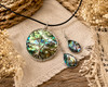 Abalone Tree of Life Pendant & Earring Set