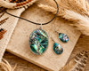 Abalone Tree of Life Pendant & Earring Set