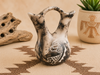 Navajo Horse Hair Pottery Wedding Vase -Rain Bird