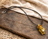 Handmade Clay Gemstone Pendant