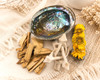 Abalone smudging shell & sage Kit