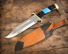 Western Bowie Style Knife w/ Sheath