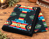 Southwest Fleece Pet Blanket 40x60 -Black