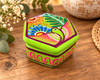 Traditional Hand Painted Clay Box