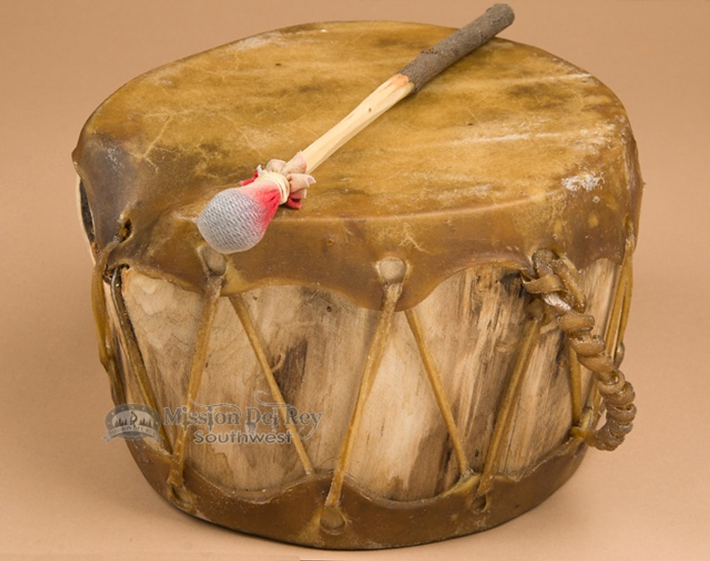 Native Rawhide Log Drums