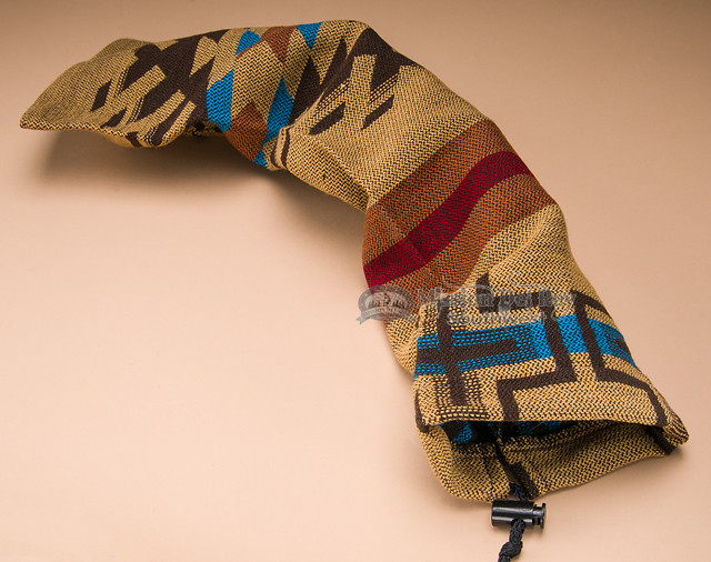 Navajo Indian Flute Bag 20" Fleece (27) Mission Del Rey Southwest