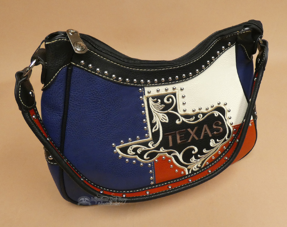 Western Faux Leather Purse Texas State Mission Del Rey Southwest