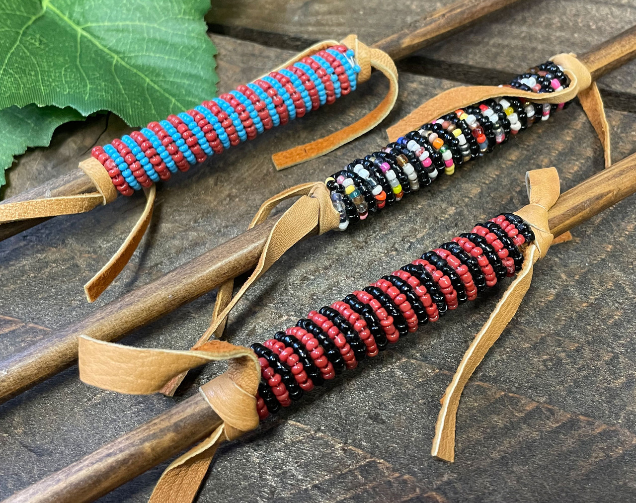 Navajo Hand Beaded Indian Arrow 31