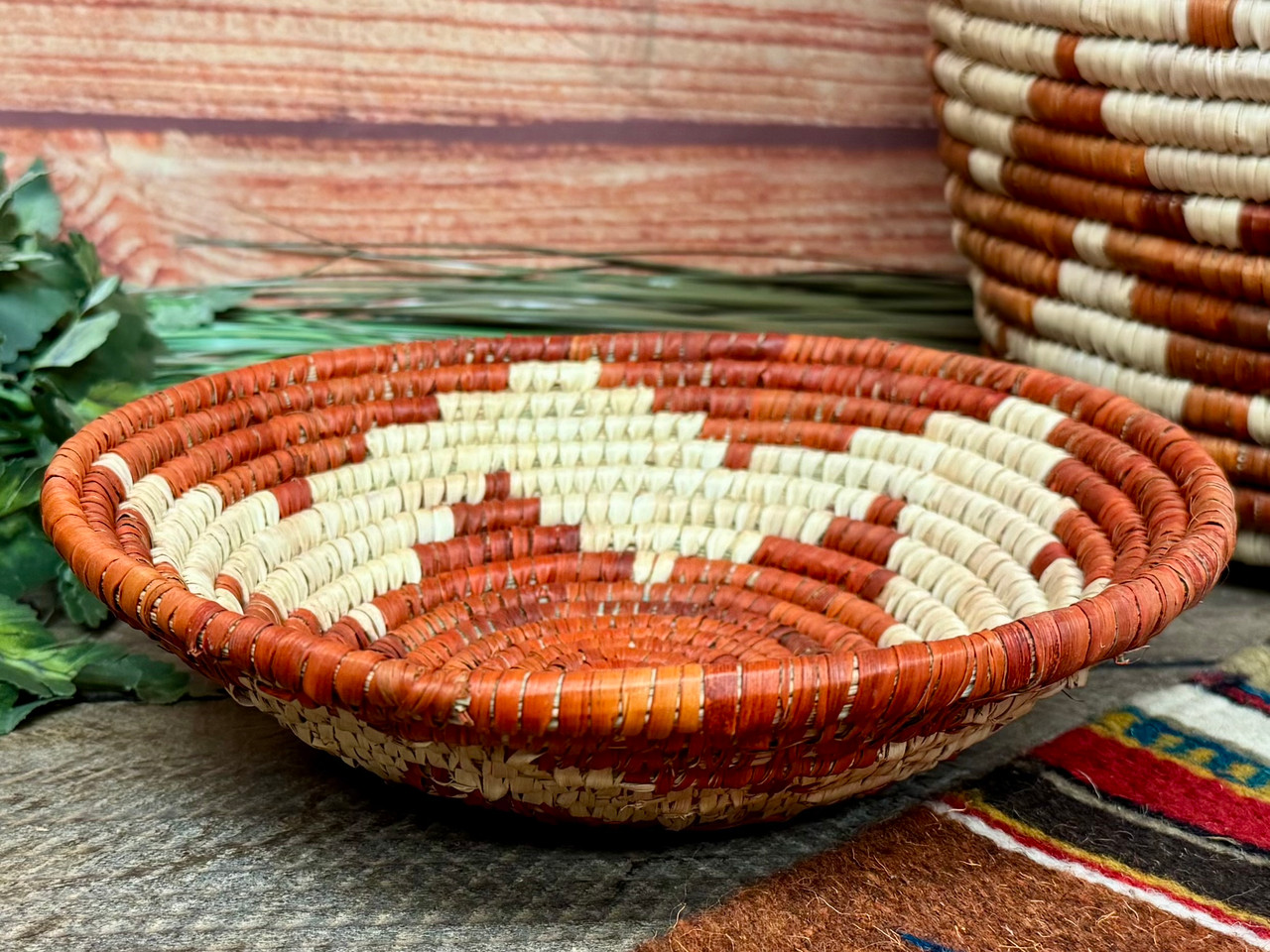 Native American Style Bowl Basket 8