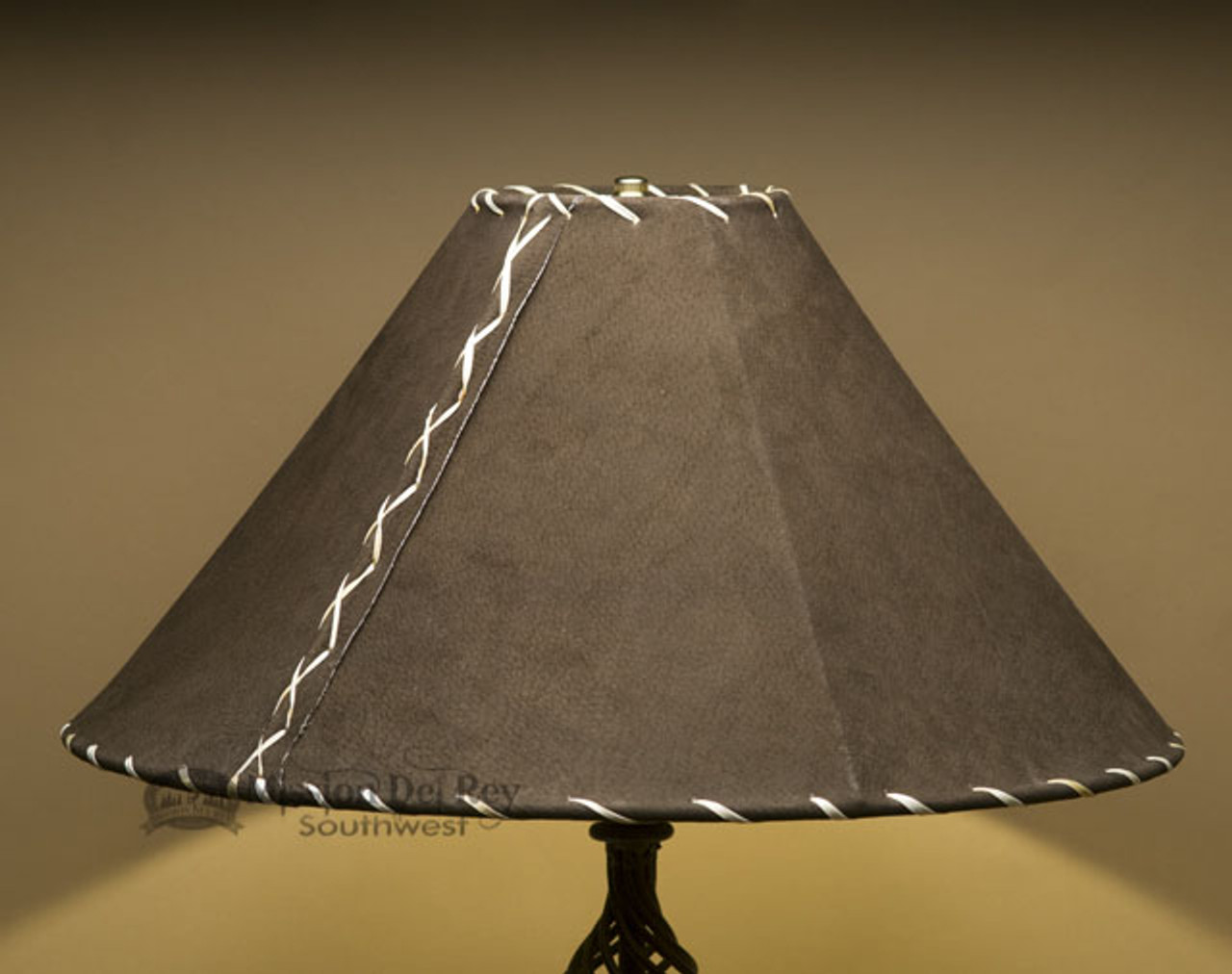 black leather lamp shades