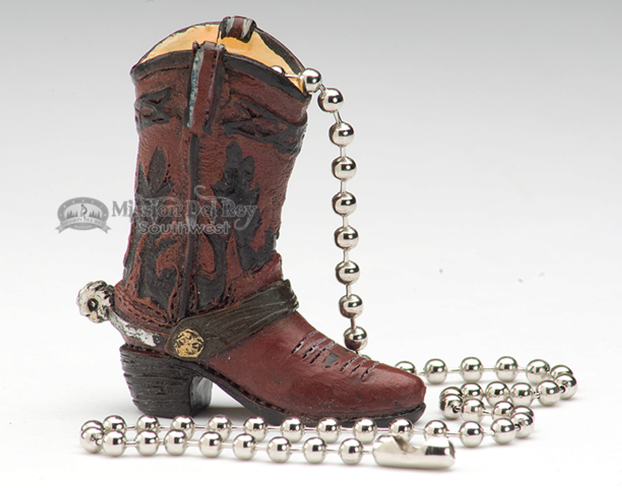 Cowboy Style Ceiling Fan Chain Pull 2 Boot Cp3 Mission Del