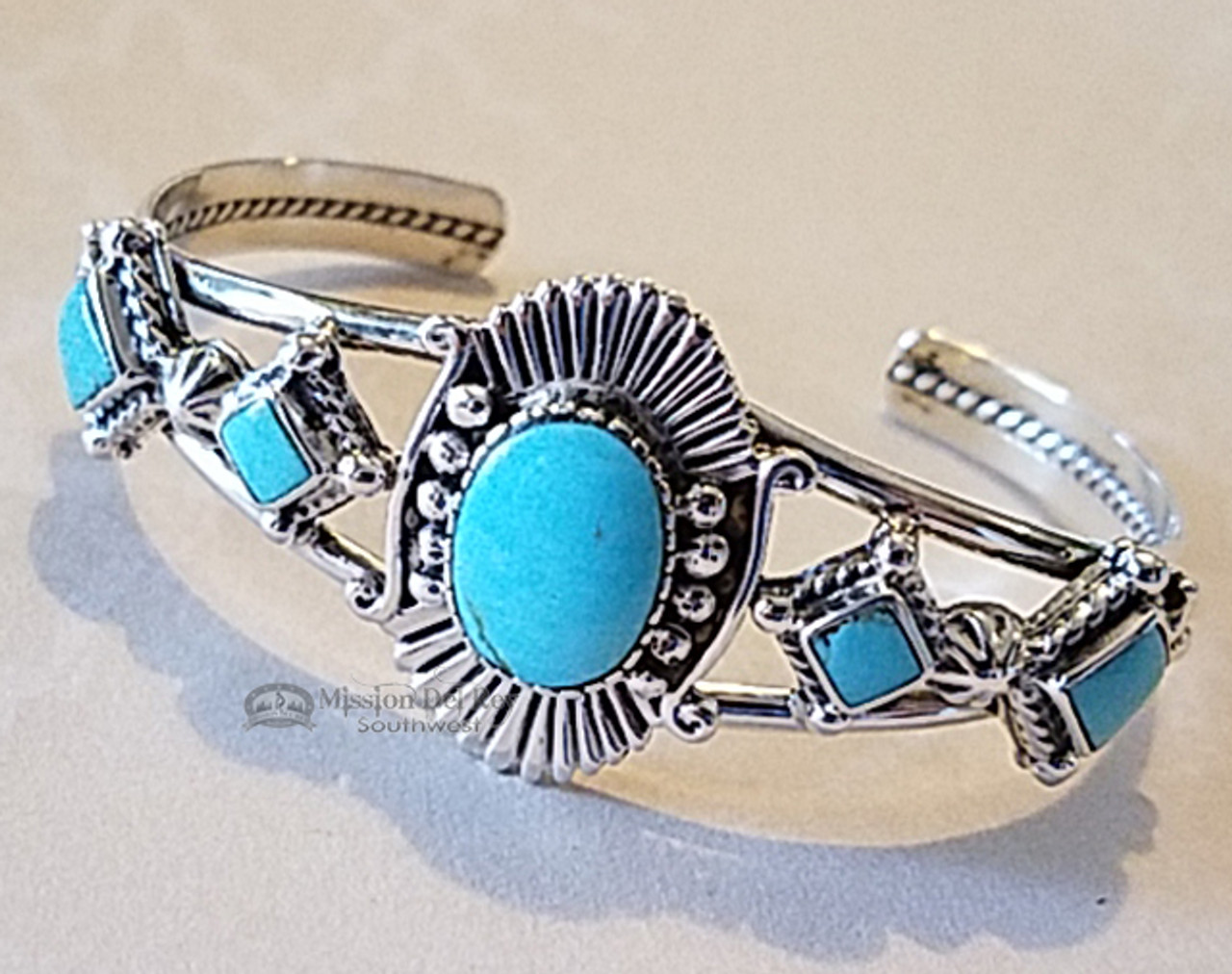アクセサリー Indian Jewelry Turquoise Silver Bracelet Amazon.com: DOLIOX 925 Sterling Silver Turquoise Bracelet