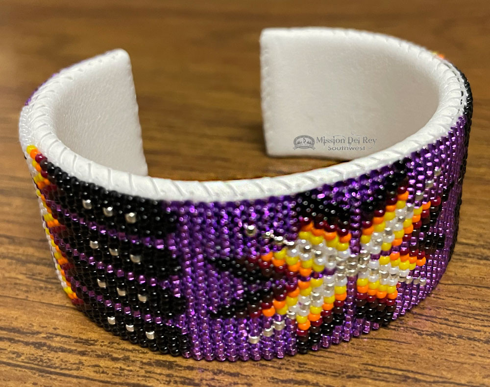 Native American Beaded Cuff Bracelet -Navajo (ij351) Mission Del