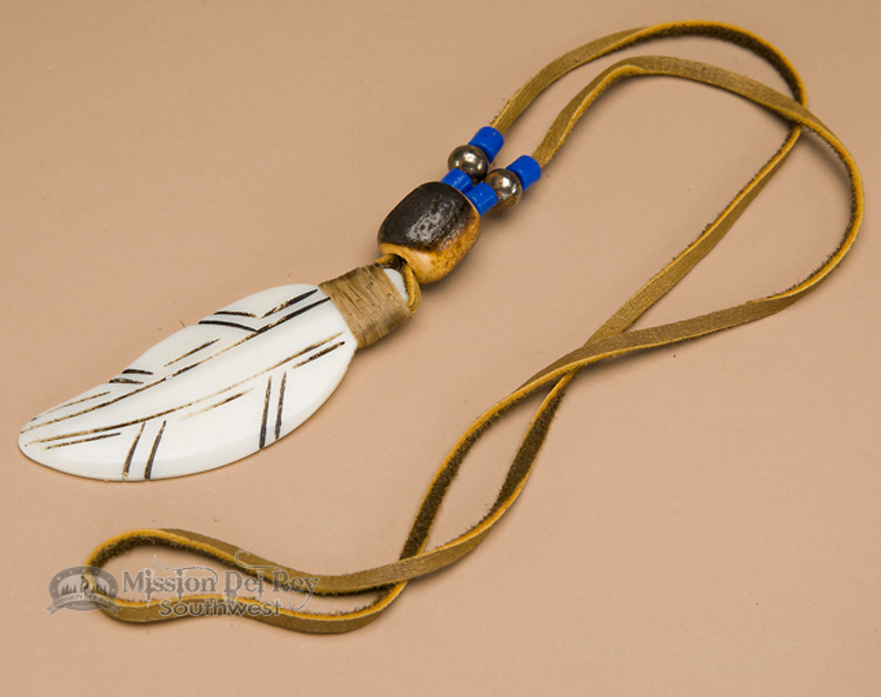 Western Native American Arrowhead Necklace (36bc157) - Mission Del Rey  Southwest