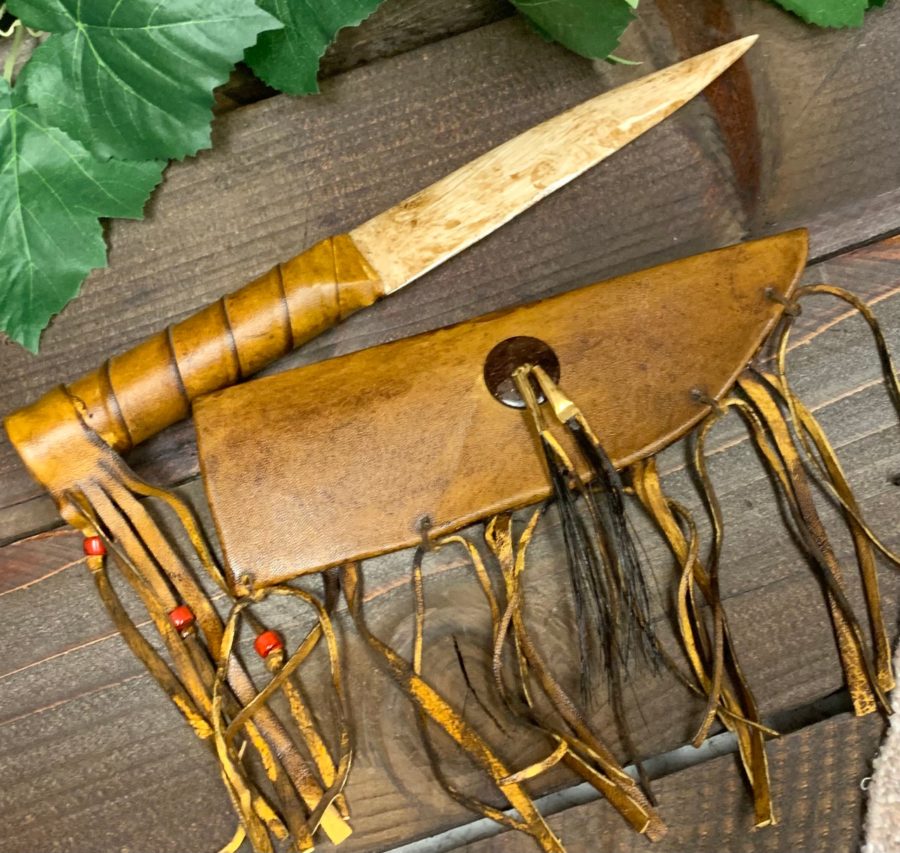 Native American Navajo Bone Knife 12