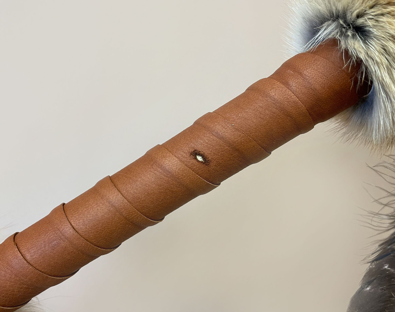 Hand Beaded Native American Lance 56
