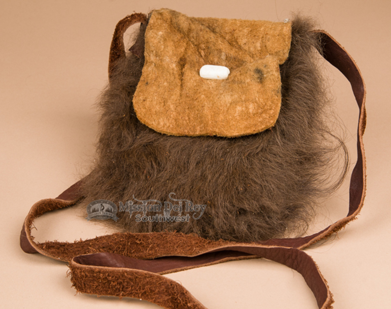 Native American Buffalo Medicine Bag 6x7