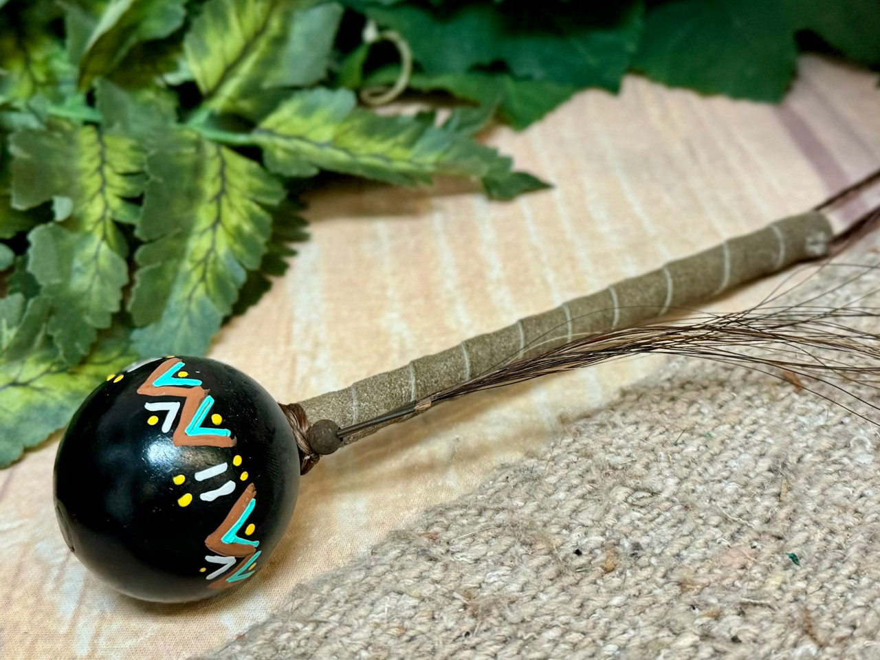Native American Navajo Ball Rattle 7